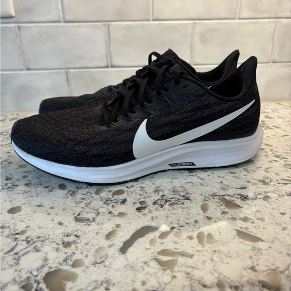 Nike Zoom Black and White Athletic Sneakers - Picture 3 of 5